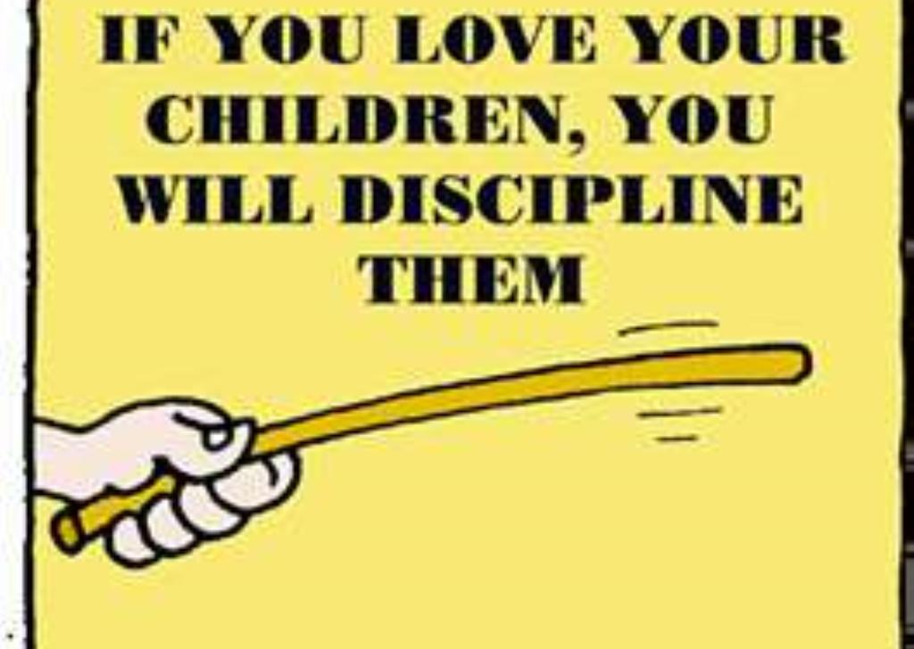 Spare the rod, spoil the child" : Christianity