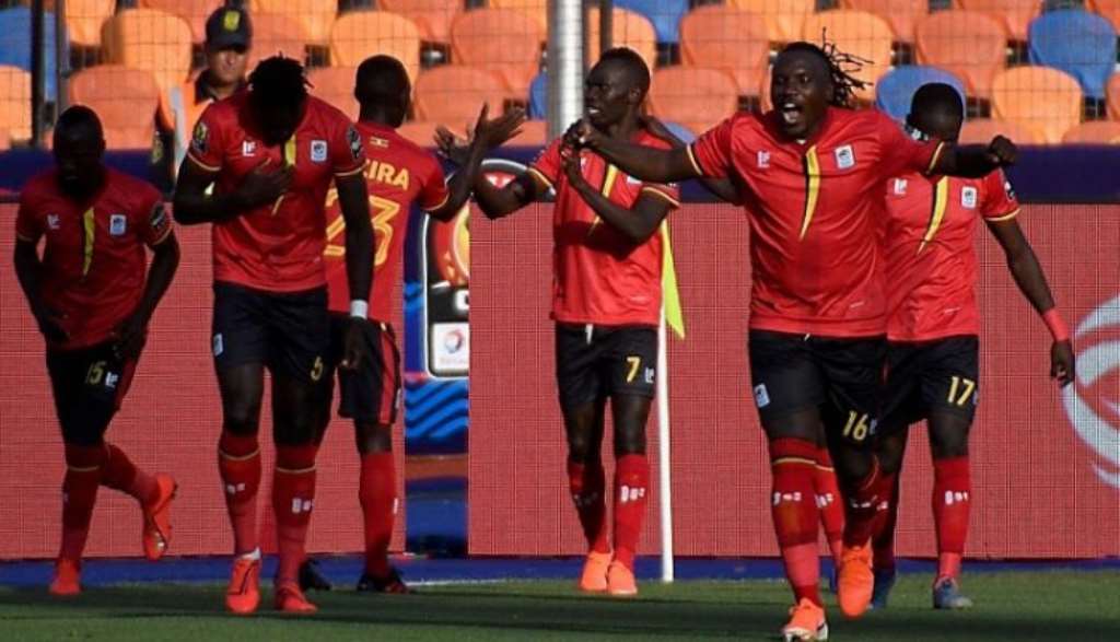 Image result for Uganda train after securing "extra incentive" at Nations Cup