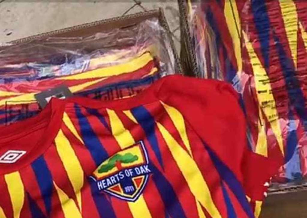 hearts of oak new umbro jersey