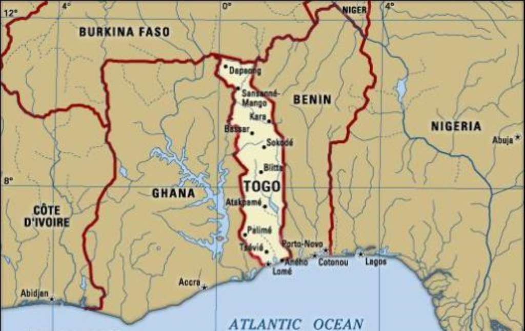 Image result for Ghana-Togo-Burkina borders