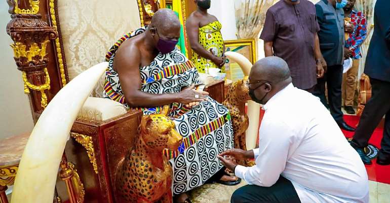 VP Bawumia Assures Asantehene Of NPP's Commitment To Peaceful Campaign And Elections