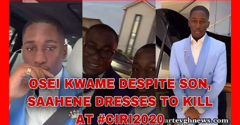 Osei Kwame Despite Son, Saahene Dresses To Kill At #CIRI2020