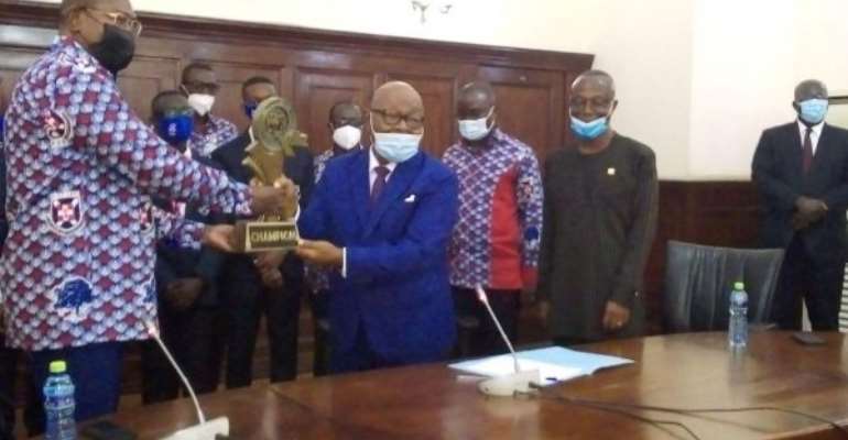 Speaker Mike Oquaye Lauds 2020 NSMQ Champions