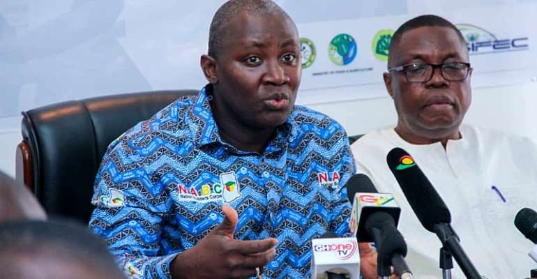 Dr. Ibrahim Anyars Addressing The Media Yesterday