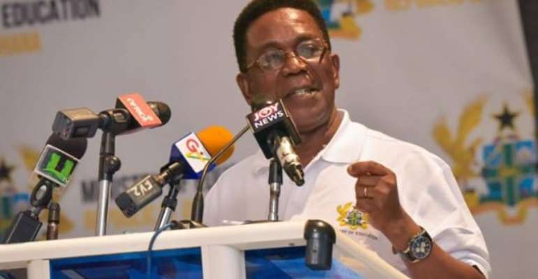 Prof Kwesi Yankah is the minister in charge of Tertiary Education