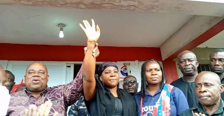 2020 Election: Late Mfantseman MP’s Wife Files Nomination Forms To EC
