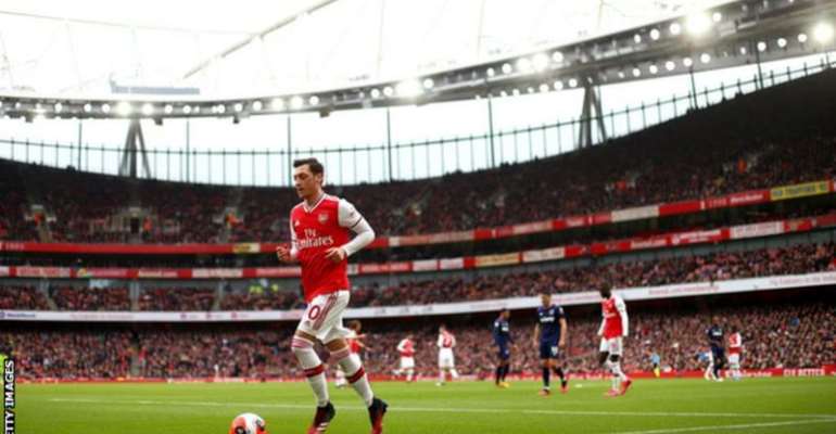 Mesut Ozil has not played for Arsenal since their home win over West Ham on 7 March