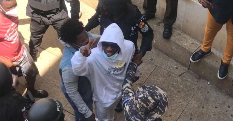 I wanna sleep in jail for this — says Shatta Wale whiles leaving Court room