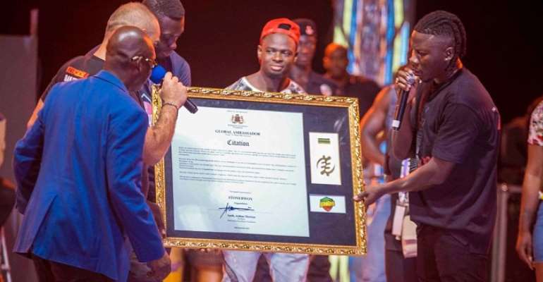 Stonebwoy made Global Ambassador for Sanitation