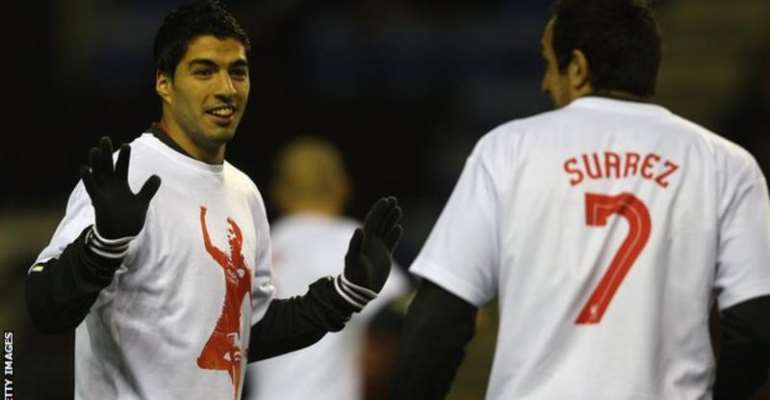 suarez t shirts evra