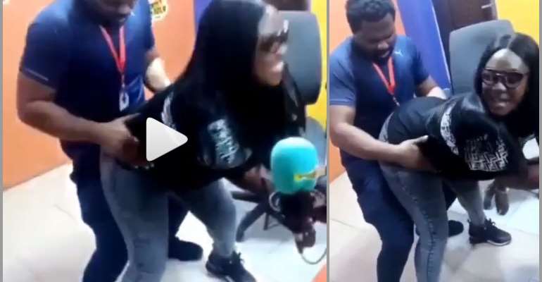 VIDEO: Ghanaians React To Video Of Emelia Brobbey 'Grinding' Fiifi Pratt