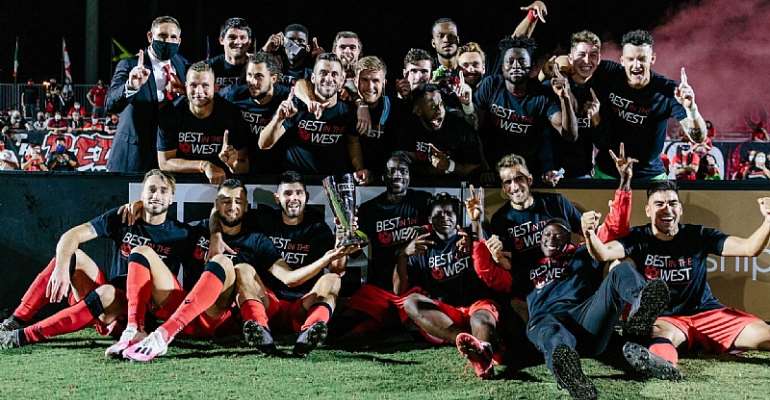 USL Championship: Solomon Asante Captains Phoenix Rising FC To Lift Western Conference Title