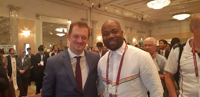 National Paralympic Committee President Samson Deen In Bonn Germany For IPC General Assembly