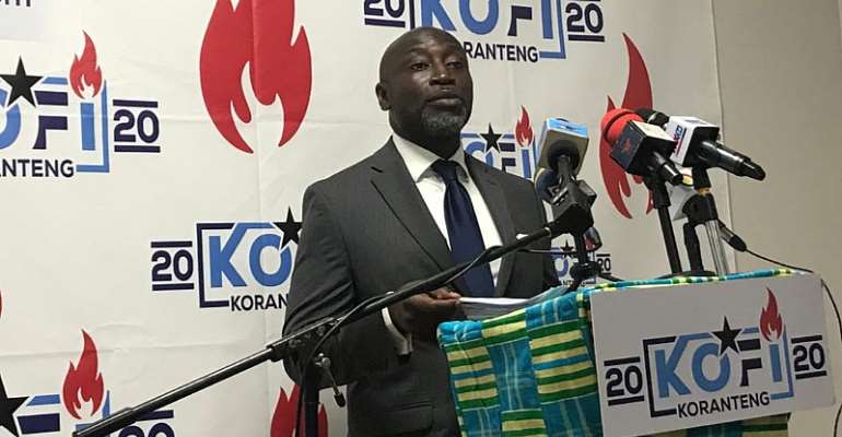 Disqualified Independent Presidential Aspirant, Mr. Kofi Koranteng