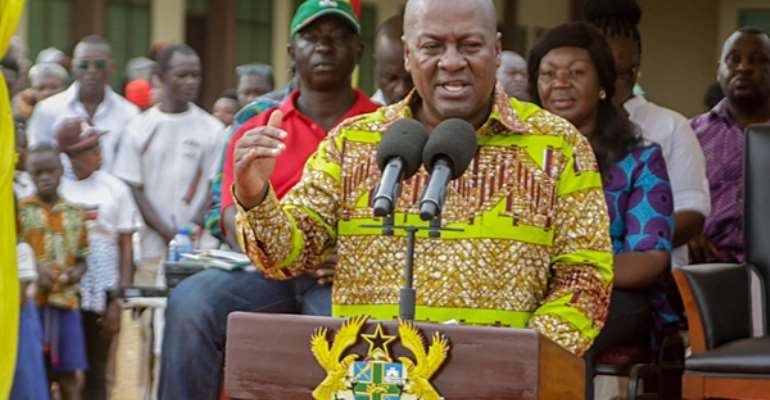 Manya Krobo will enjoy more projects under me – Mahama