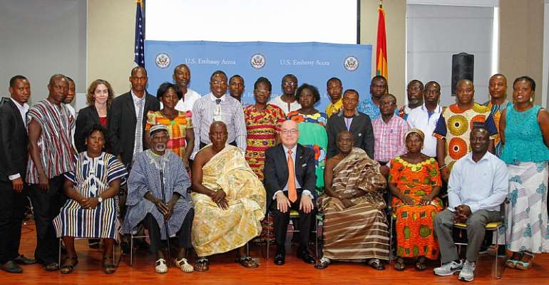 U.S. Ambassador Presents Small Grants To Ghanaian Communities