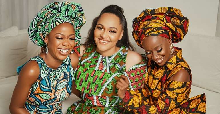 Juliana Olayode, Tania Omotayo, Soliat Bada and Mariam Adeyemi come together to share their love for African Wax Print