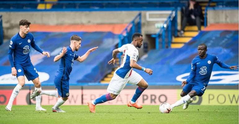 Jordan Ayew Fails To Impress As Chelsea Humiliate Crystal Palace 4:0