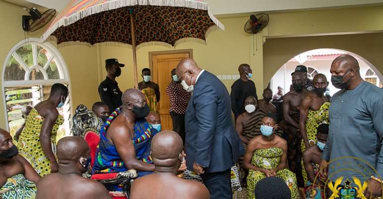 NPP wouldn’t be in government if not for your support; thank you – Akufo-Addo to Asanteman