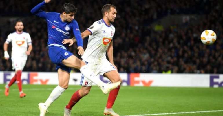 Alvaro Morata's scored only his fifth goal in 32 games to help Chelsea to victory