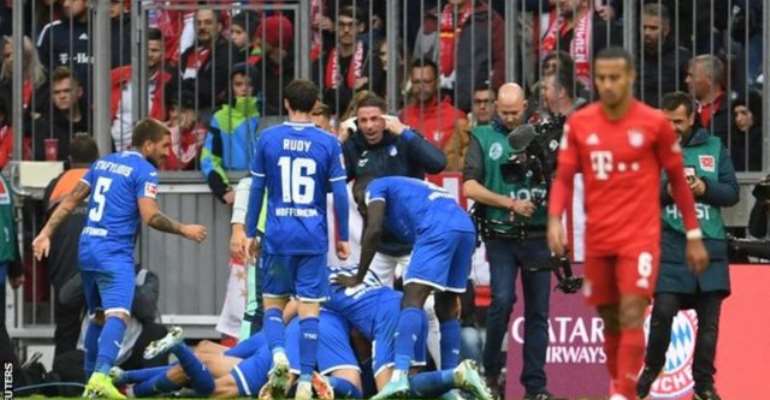 Bundesliga: Bayern Beaten By Hoffenheim Just Days After 7-2 Win At Spurs