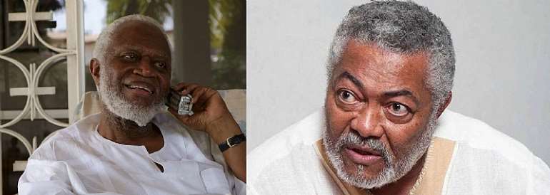 Captain (Rd) Kojo Tsikata and Jerry John Rawlings