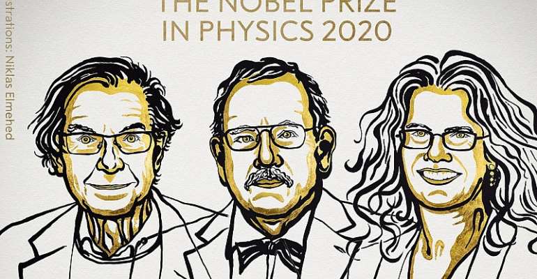 Trio win Nobel for black hole discoveries