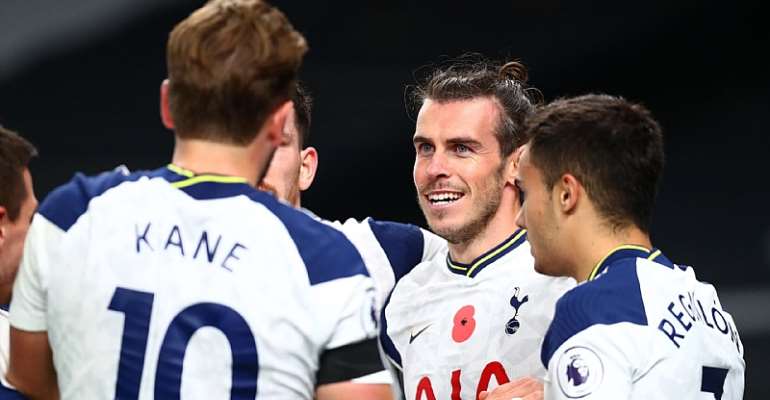 GARETH BALE OF TOTTENHAM HOTSPUR CELEBRATES
IMAGE CREDIT: GETTY IMAGES
