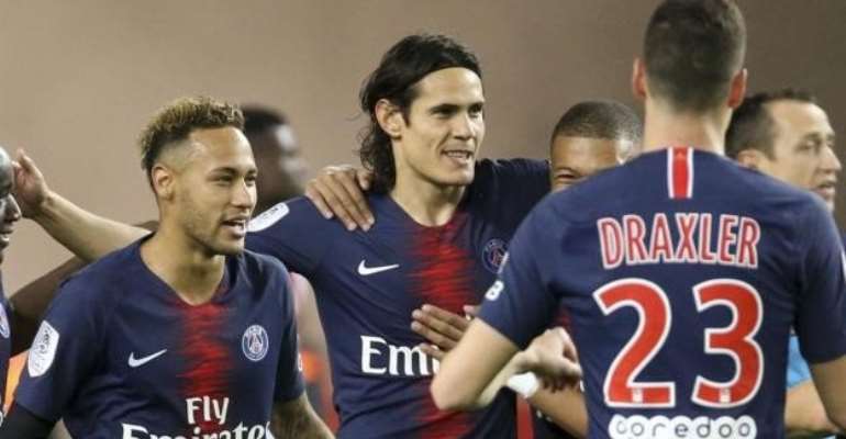 Edinson Cavani has scored eight goals in eight Ligue 1 games this season