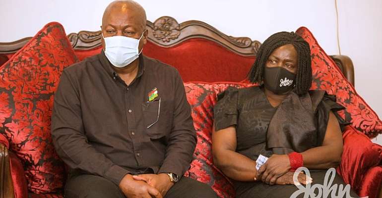 PHOTOS: Mahama, NDC Visit Family Of Rawlings