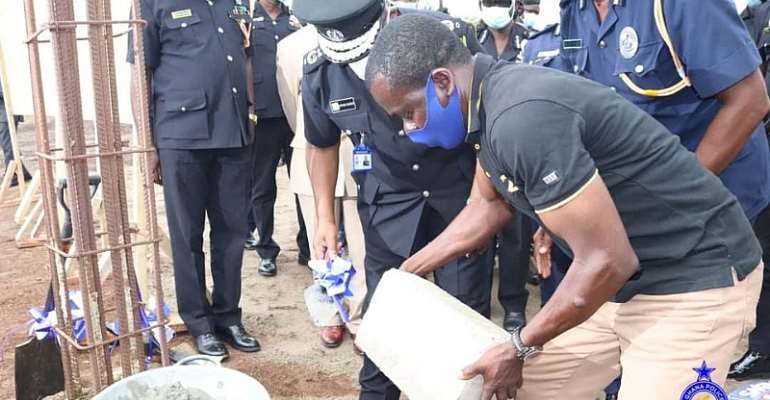 IGP Lays Foundation Stone For New Police Hospital In Kumasi