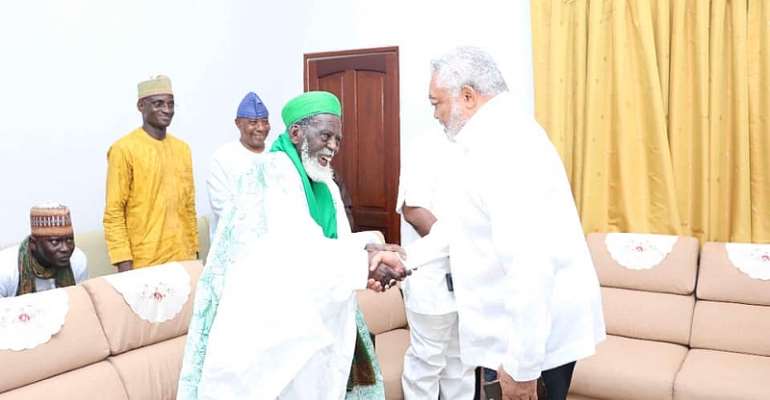National Chief Imam Pays Tribute To Rawlings