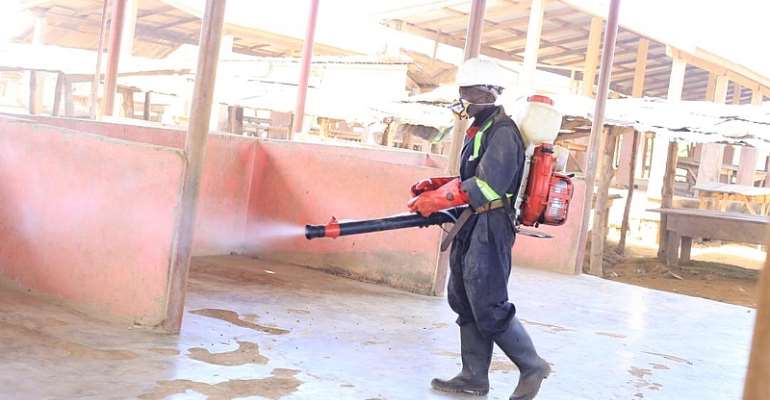Oti Region Benefits From 3rd Phase Of Markets Disinfection
