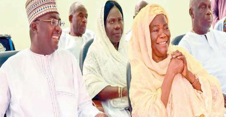 Vice President Bawumia with Hajia Ramatu Mahama