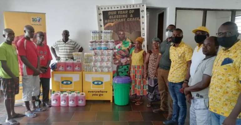 Covid-19: MTN Supports Sanzule Traditional Council With PPE