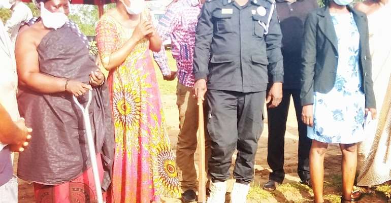 Obuasi East: MP Cuts Sod To Pave Way For Police Office Complex