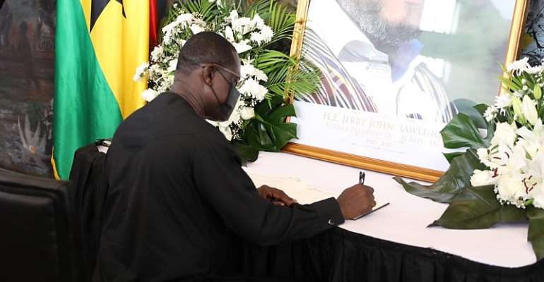 Dr. Agyepong Eulogises Rawlings; Says He Was Fair, Firm And Principled