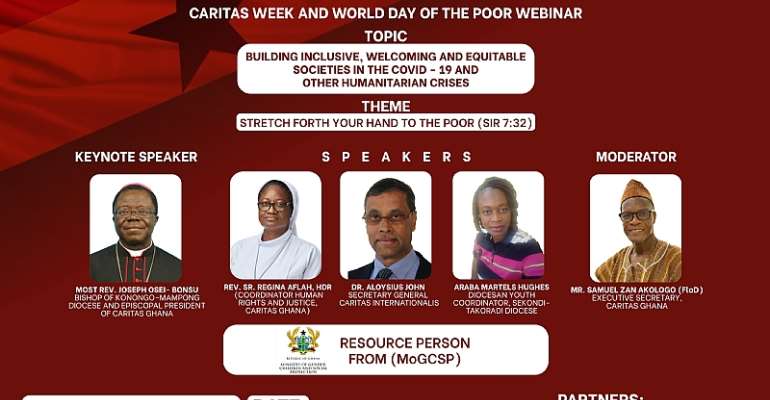 Coronavirus Pandemic Ushers In Humanitarian Innovations- Caritas Ghana Official