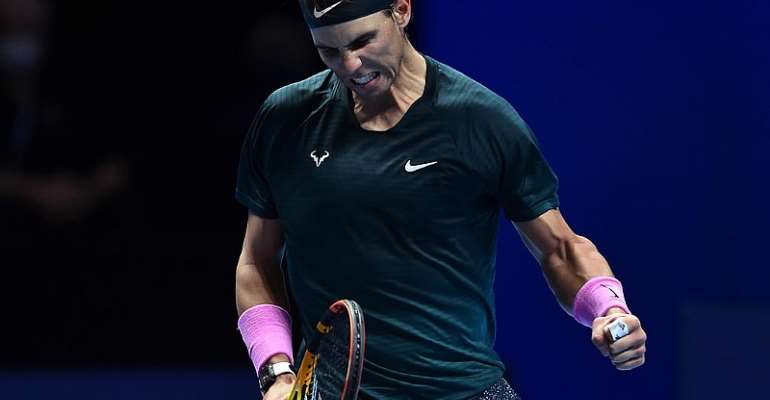 Nadal downs defending champion Tsitsipas to reach semi-final at ATP Finals