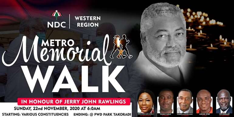 Western Region NDC Mourns Founder JJ Rawlings