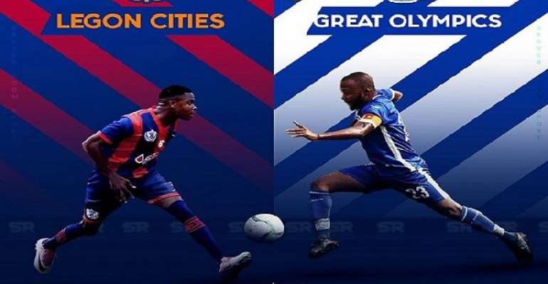 Match Report: Great Olympics Stuns Legon Cities In A Regional Derby