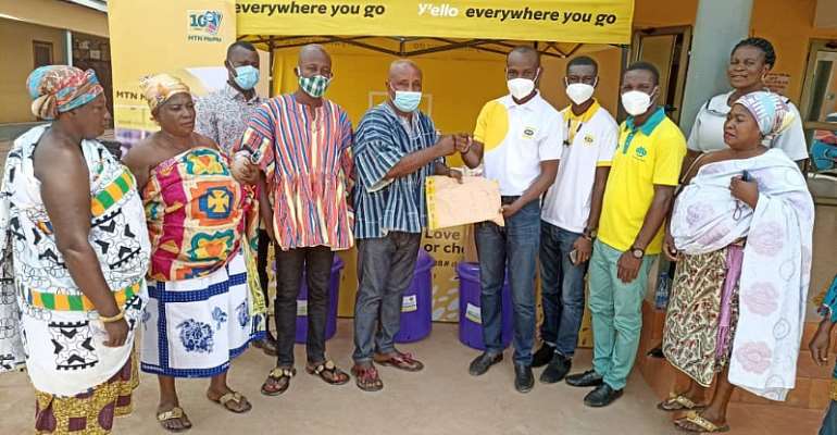 MTN Supports Techiman Traditional Council To Fight COVID-19