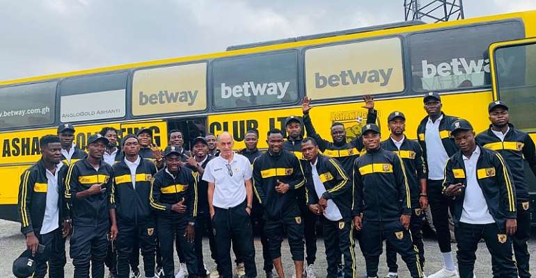 Ashanti Gold SC Travels With 20-Man Squad For Hearts Of Oak Showdown