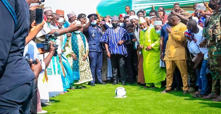 Bawumia Commissions Sheikh Sharubutu Sports Complex