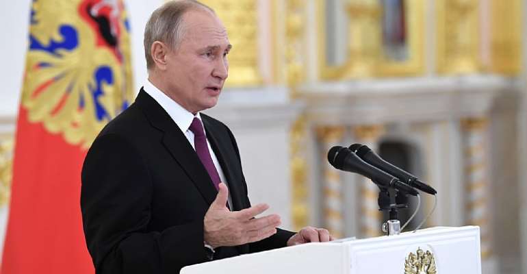 Putin Talks Global Stability And Coronavirus Vaccine With Ambassadors