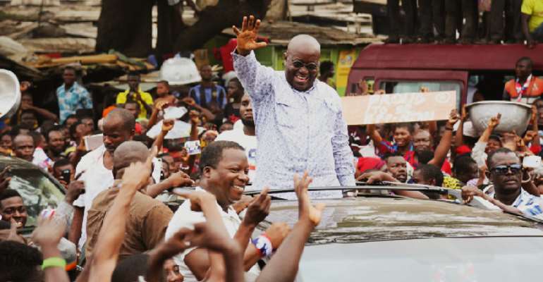 Akufo-Addo Storm Central Region Today