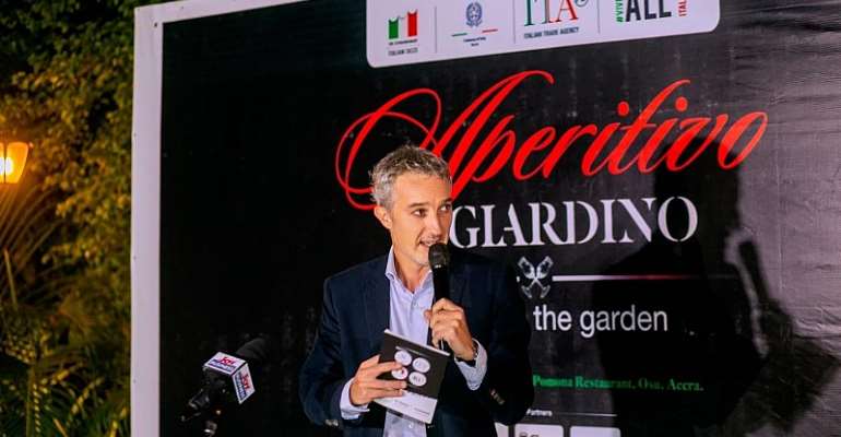 Accra: Italian Embassy Hosts ‘Aperitivo in Giardino’ To Mark 5th Italian Cuisine Week