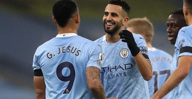 PL: Riyad Mahrez Nets Hat-Trick As Manchester City Cruise Past Burnley