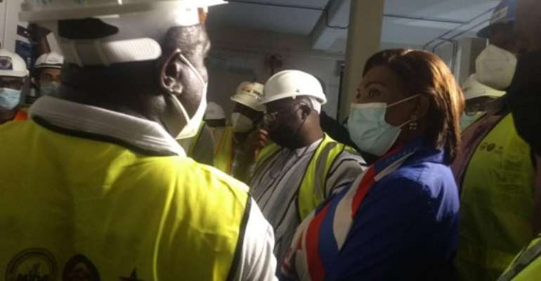 Accra: Pokuase Bulk Supply Point 84% Complete---Engineers Brief Dr. Bawumia
