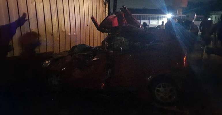 Tragic! Falling Cocoa Container Kills Two In Takoradi